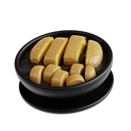 Pempek  3D Icon