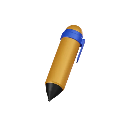 Elevate Your Projects With A 3 D Rendered Minimal Yellow Pen Edit Icon Adding A Touch Of Creativity And Functionality To Your Designs Perfect For Web Presentations And More 3D Icon