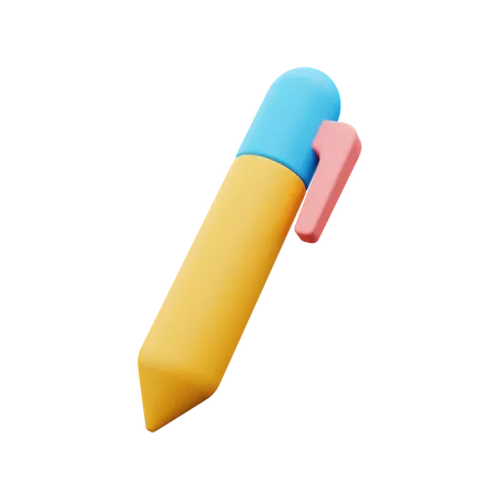 Pen  3D Illustration