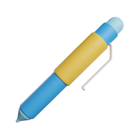 Pen Writing Equipment 3D Icon