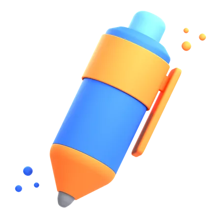 3 D Pen Illustrations Render Of Sleek And Functional Pen Icon Designs Perfect For Writing Sketching And Expressing Your Creativity Experience Smoothness And Precision With Our Meticulously Crafted Pen Designs 3D Icon