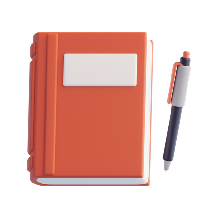 Pen book  3D Icon