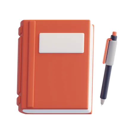 Pen book  3D Icon