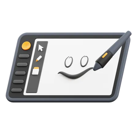 Pen Display  3D Icon