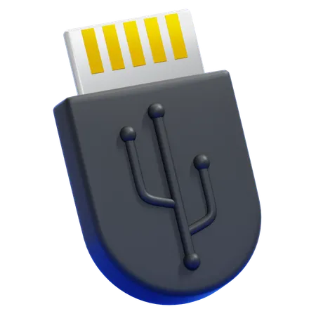 Pen Drive  3D Icon