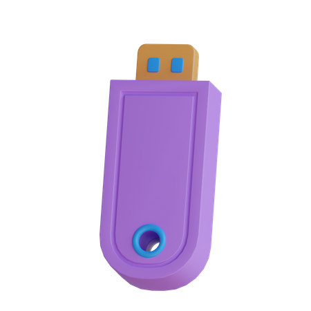 Pen Drive  3D Icon