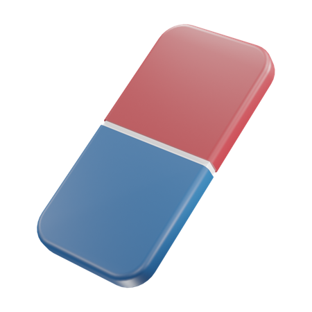 Pen Eraser  3D Icon