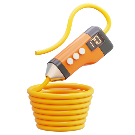 Pen Filament With Result  3D Icon