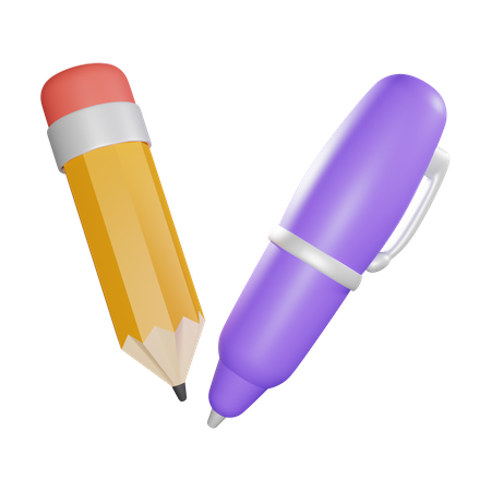 Pen Pencil 3D Icon