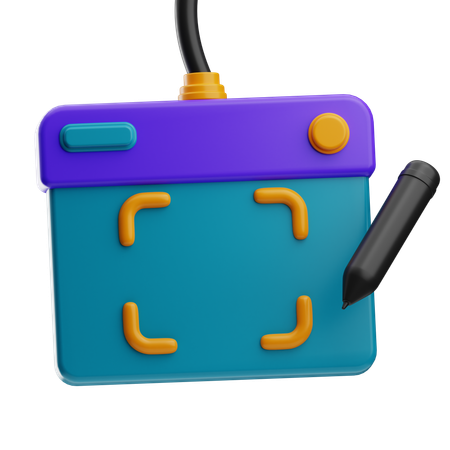 Pen Tablet  3D Icon