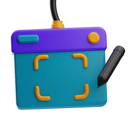 Pen Tablet  3D Icon