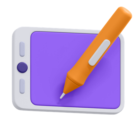 Pen Tablet  3D Icon