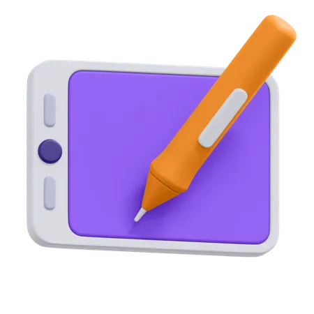 Pen Tablet  3D Icon