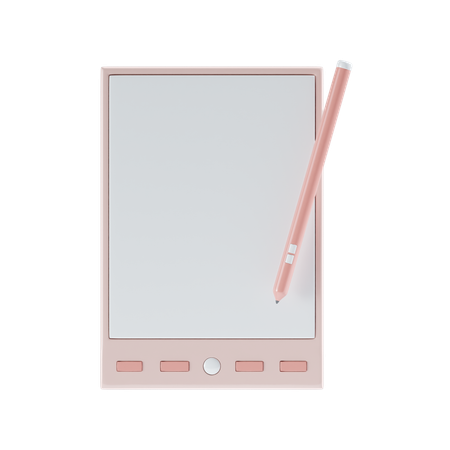 Pen Tablet  3D Icon