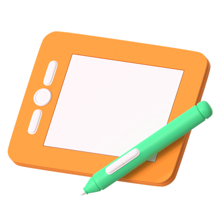 Pen tablet  3D Icon