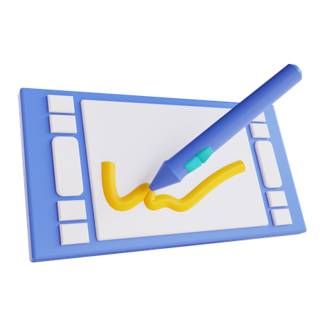 Pen Tablet  3D Icon