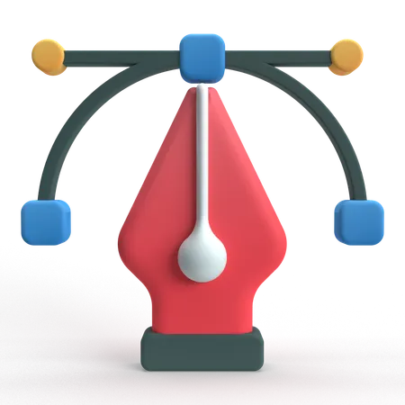 펜 도구  3D Icon