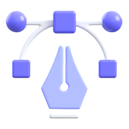 Pen Tool  3D Icon