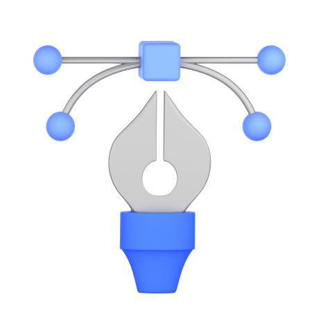 Pen Tool  3D Icon