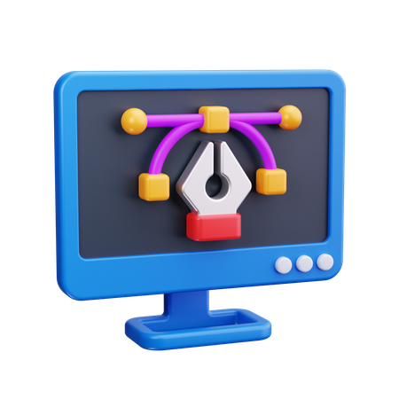 Pen Tool  3D Icon