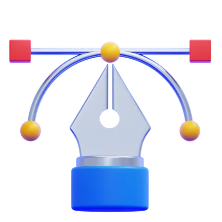 Pen Tool  3D Icon