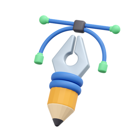 Pen Tool  3D Icon