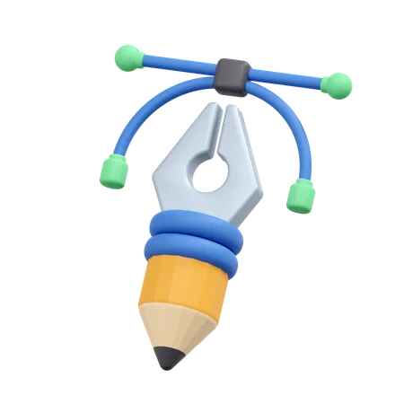 Pen Tool  3D Icon