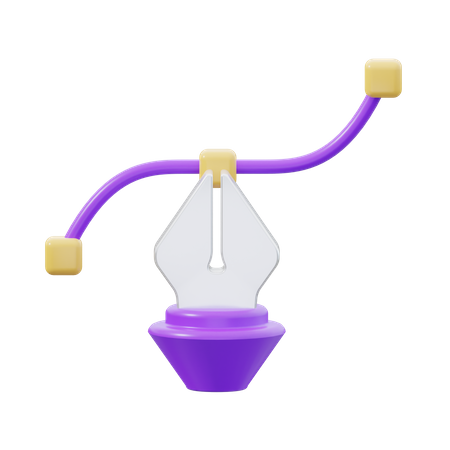 Pen Tool  3D Icon