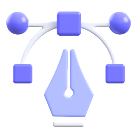 Pen Tool  3D Icon