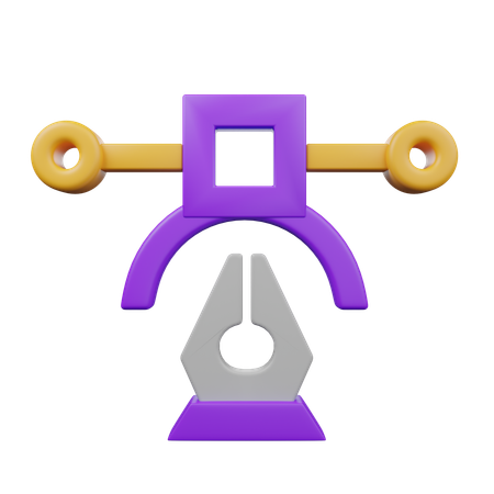 Pen Tool  3D Icon