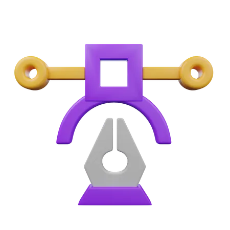 Pen Tool  3D Icon