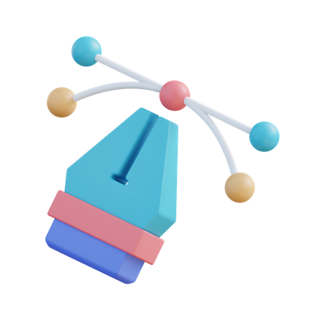 Pen Tool  3D Icon