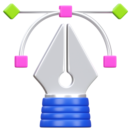 Pen Tool  3D Icon
