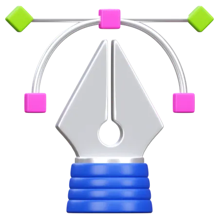 Pen Tool  3D Icon
