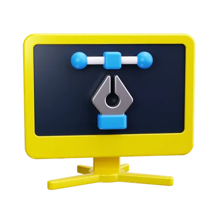 Pen Tool  3D Icon