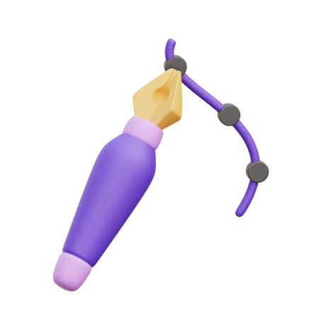 Pen Tool  3D Icon