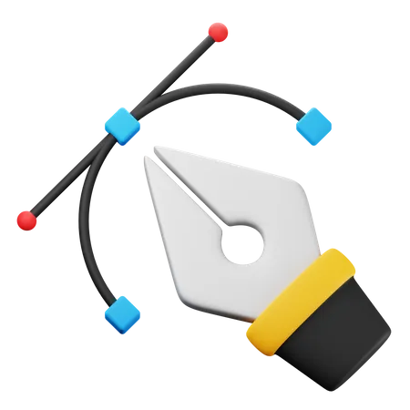 Pen Tool  3D Icon