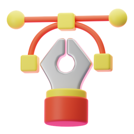 Pen Tool  3D Icon