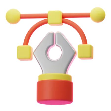 Pen Tool  3D Icon