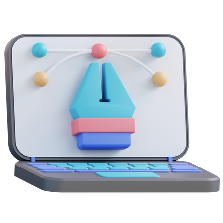 Pen Tool  3D Icon