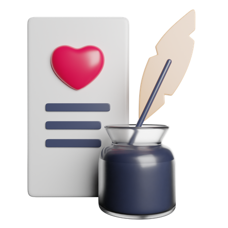 Pena  3D Icon