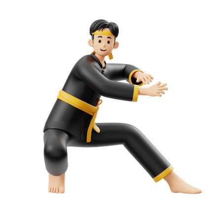 Pencak Silat Pounce Style  3D Icon