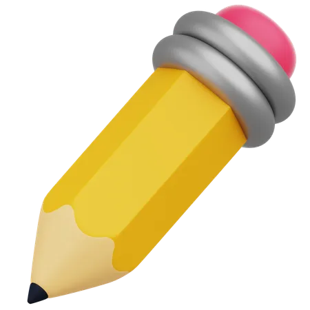 Pencil Icon Perfect For UI UX And Any Design Projects 3D Icon