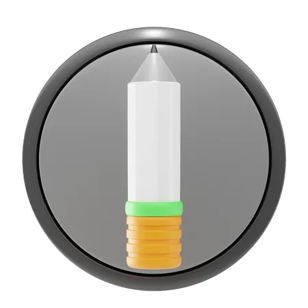 Pencil 3 D Icon And Illustration 3D Icon
