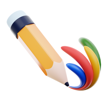 Pencil  3D Icon