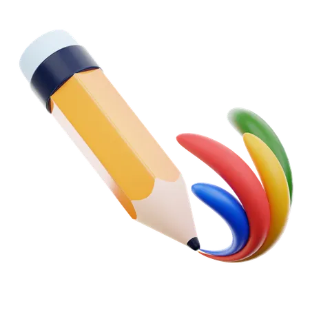 Pencil  3D Icon