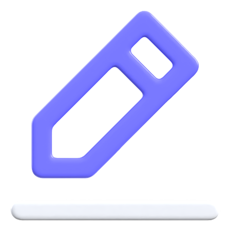 Pencil  3D Icon