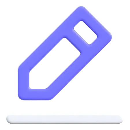 Pencil  3D Icon