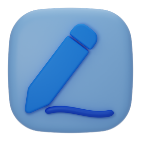 Pencil  3D Icon