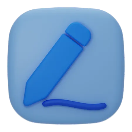 Pencil  3D Icon